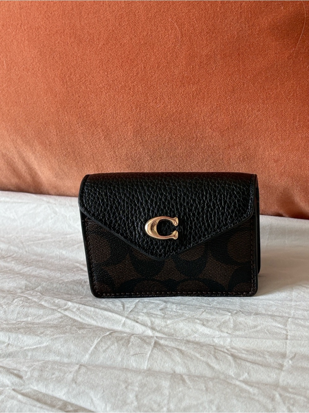 Coach TAMMIE Black Signature Wallet 🐎